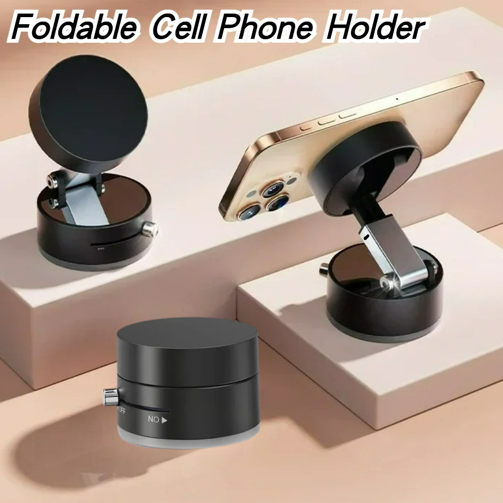 Phone Stands - High Performance Magnetic Vacuum Holder Foldable