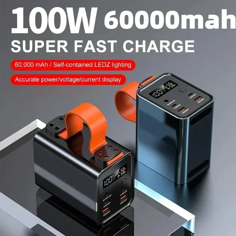 For Laptop 60000mAh 100W Porta - Power Banks 评论和价格