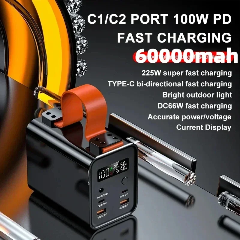 For Laptop 60000mAh 100W Porta - Power Banks 评论和价格