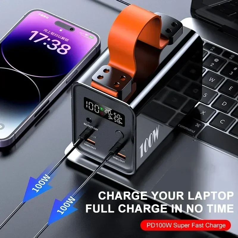 For Laptop 60000mAh 100W Porta - Power Banks 评论和价格