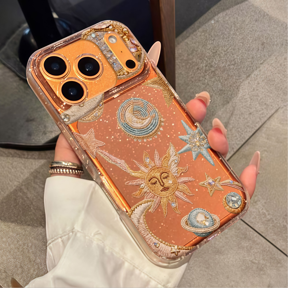 Creativity Stars Moon Clear Gl - Clear Shockproof Bumper Case 评论和价格