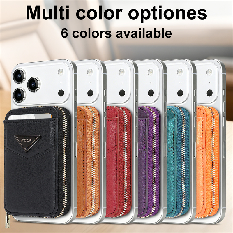 Zipper Wallet Card Holder Case - Leather Wallet Card Holder Phone Cover 评论和价格