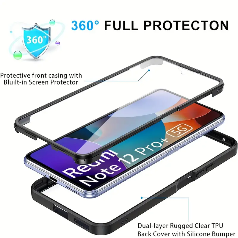 360 Full Body Transparent Case - Heavy Duty 360 Full Body Protective Case 评论和价格