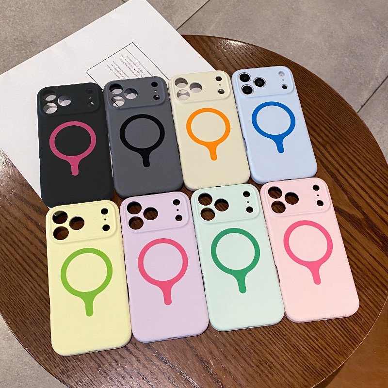 Luxury Smooth Liquid Silicone  - Liquid Silicone Magnetic Phone Case 评论和价格