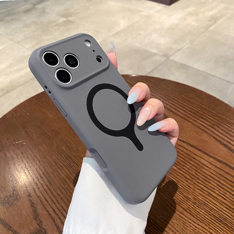Luxury Smooth Liquid Silicone  - Liquid Silicone Magnetic Phone Case 评论和价格