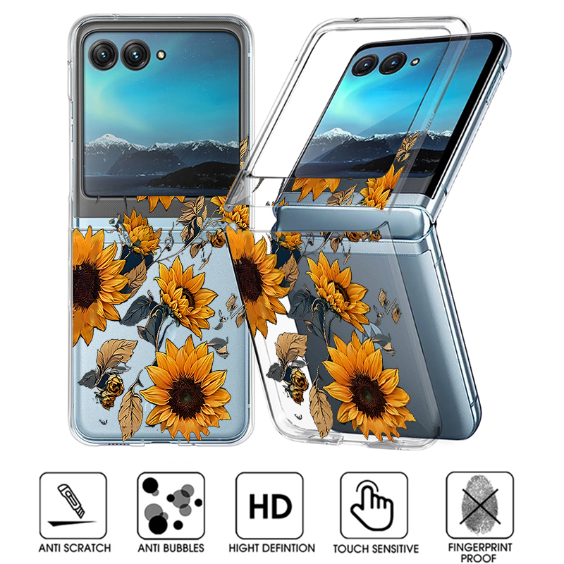 Sunflowers Pattern Clear Phone - Clear Shockproof Bumper Case 评论和价格