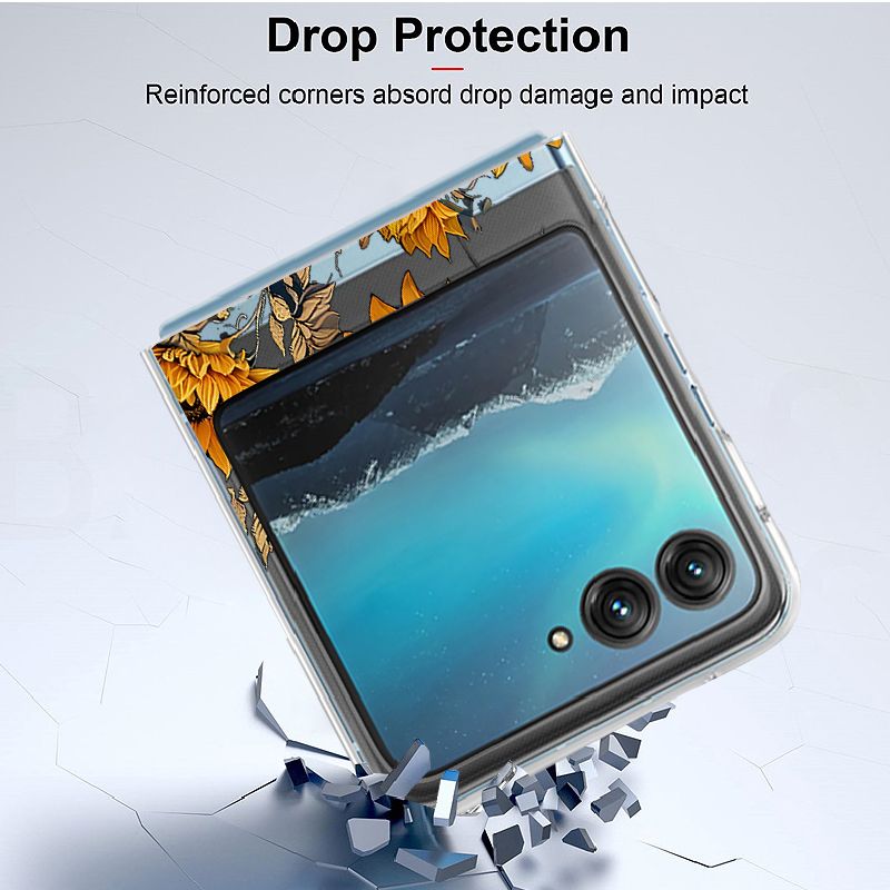 Sunflowers Pattern Clear Phone - Clear Shockproof Bumper Case 评论和价格
