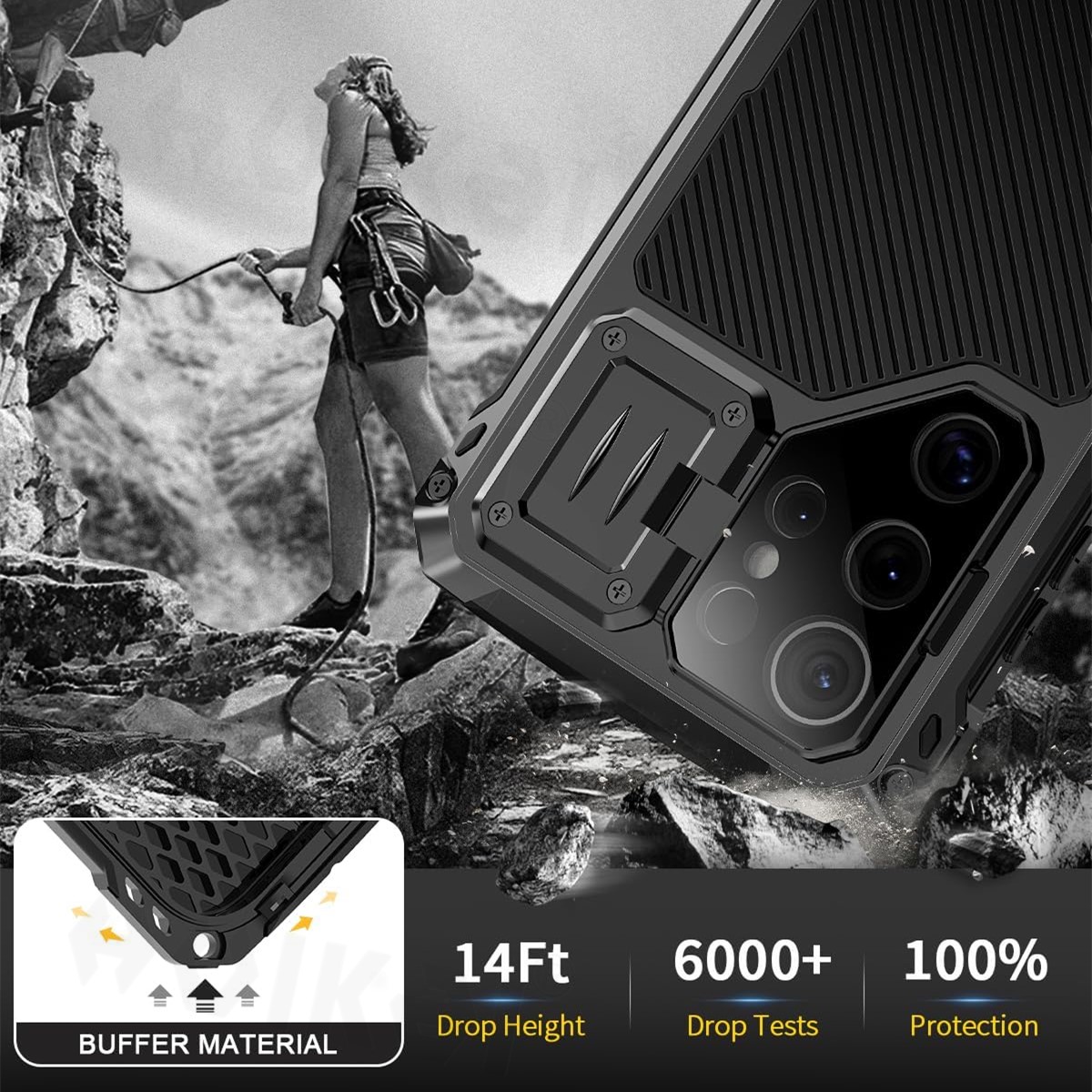Case For Samsung Galaxy S25 Ul - Heavy Duty 360 Full Body Protective Case 评论和价格