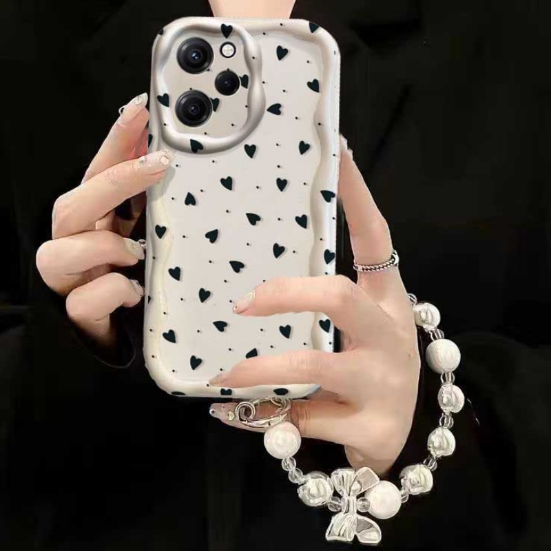 Case For RENO 15 15F 14 PRO 14 - Cute Cartoon Wrist Strap Silicone Case 评论和价格