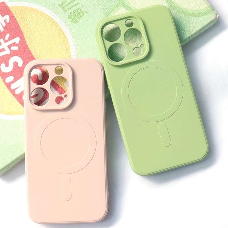 Liquid Silicone Case For iPhon - Liquid Silicone Magnetic Phone Case 评论和价格