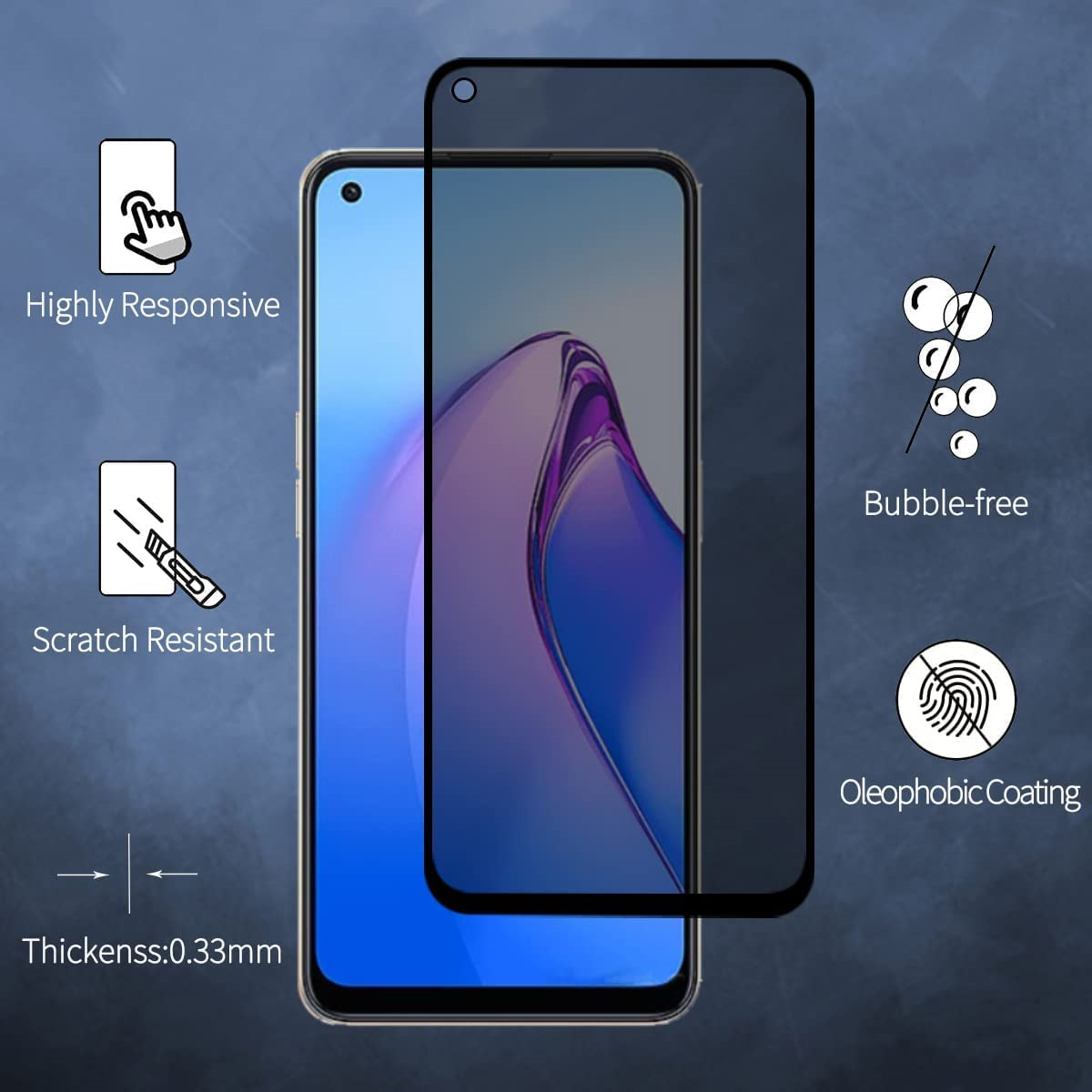 Anti Spy Screen Protector For  - Anti Spy Privacy Glass Case 评论和价格