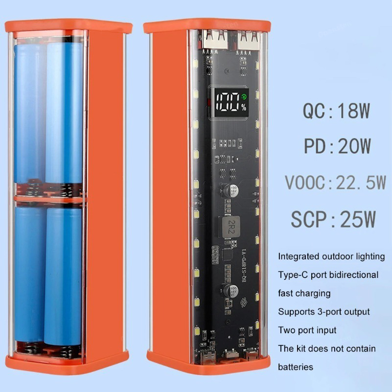 18650 Power Bank Case USB C Mi - Power Banks 评论和价格