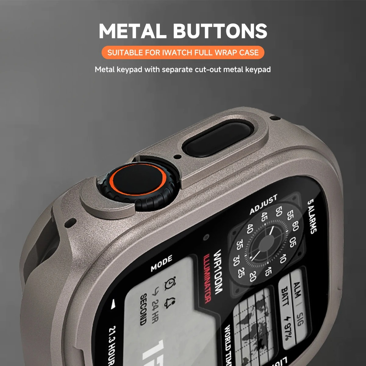 Metal Case for Apple Watch 49m - Metal Bumper Aluminum Frame Case 评论和价格