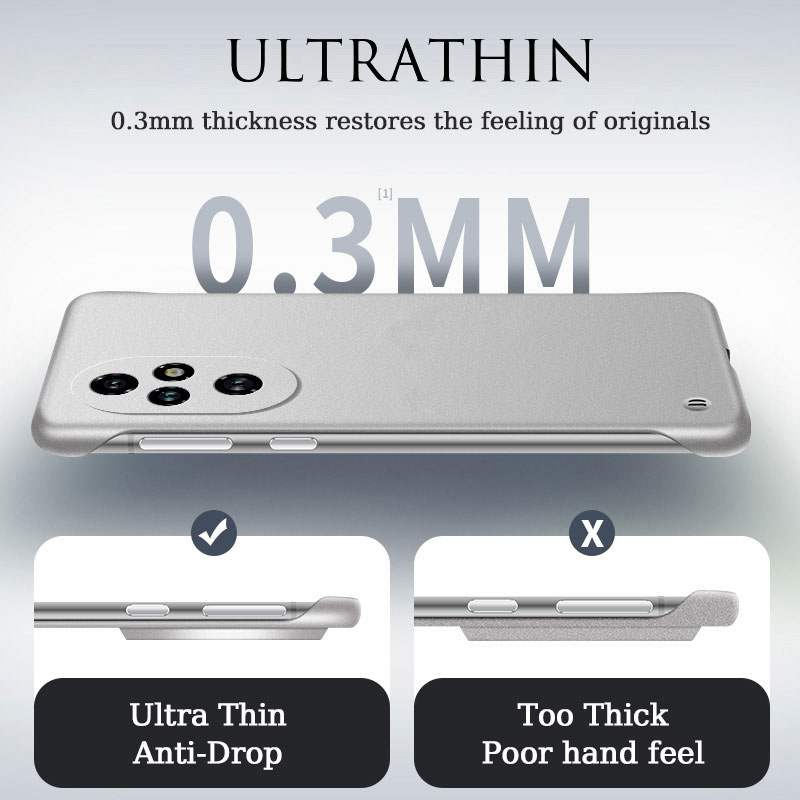 Frameless Slim Painting Matte  - Matte Hard Pc Back Case 评论和价格