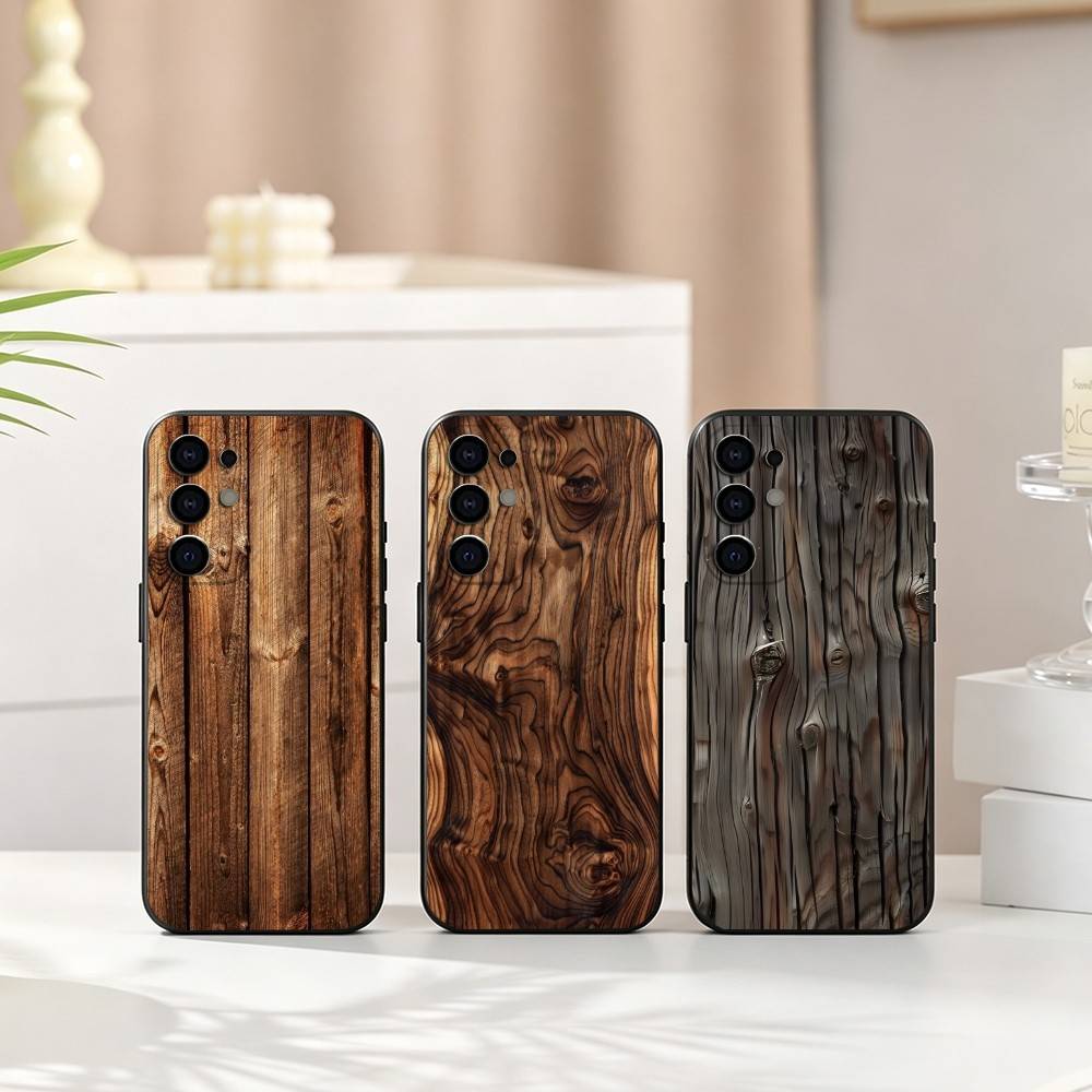 Vintage Wood Grain Pattern  Ph - Vintage Floral Pattern Soft Case 评论和价格