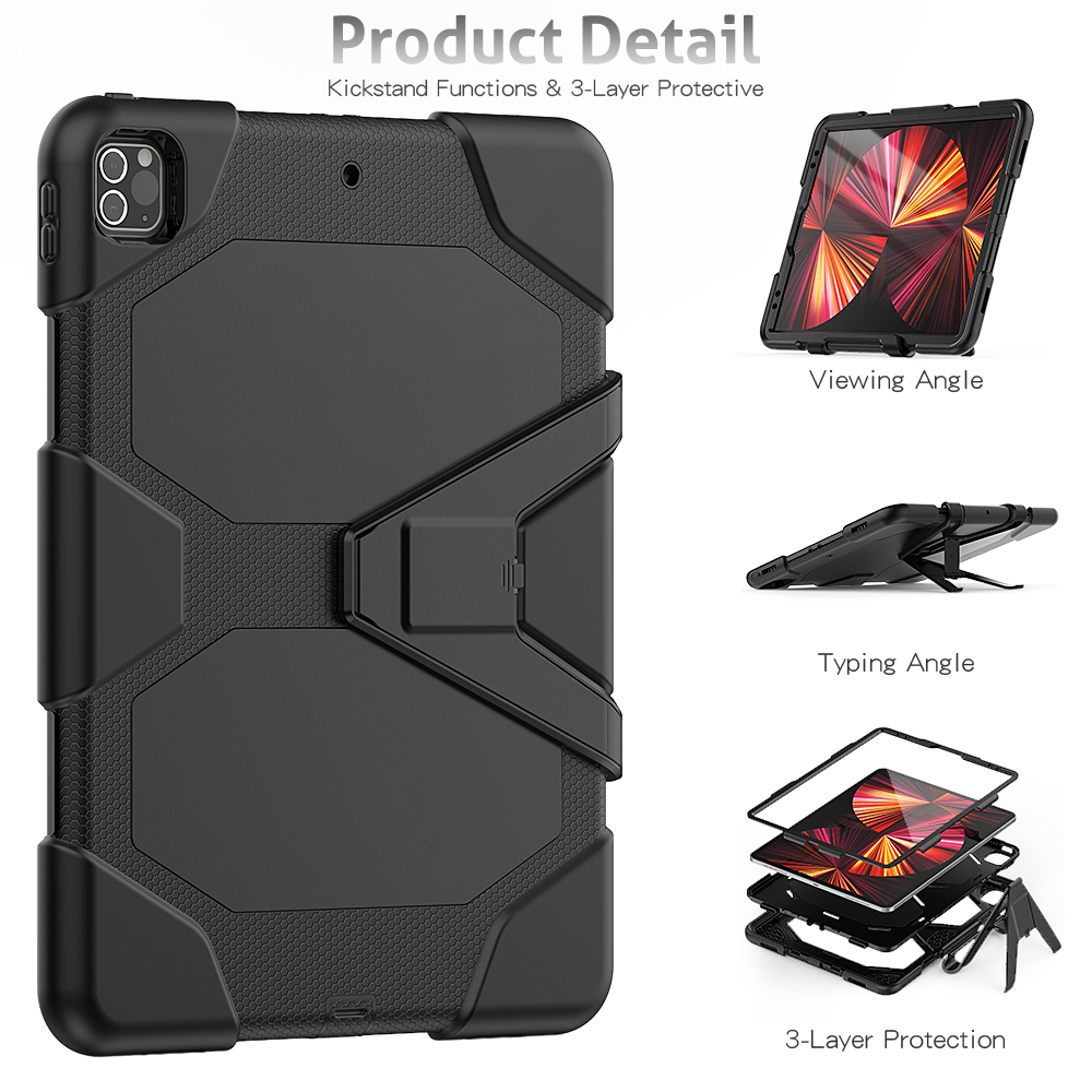 Heavy Duty iPad Case for Apple - Heavy Duty 360 Full Body Protective Case 评论和价格