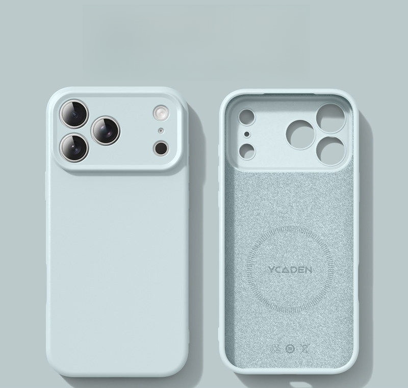 Fashion Macaron Color Skin Fee - Liquid Silicone Magnetic Phone Case 评论和价格