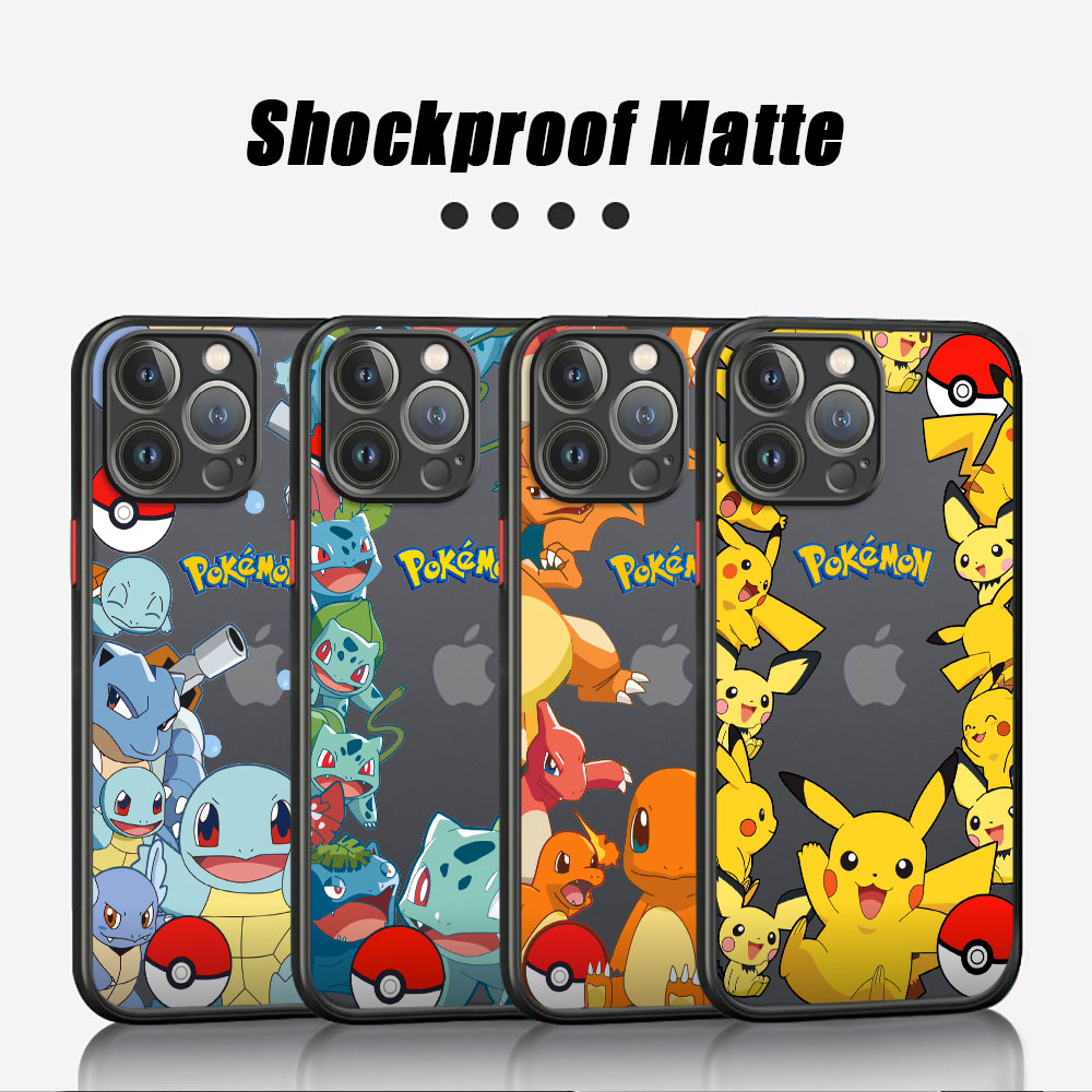 Hot Anime Cartoon Pokemon Case - Matte Hard Pc Back Case 评论和价格