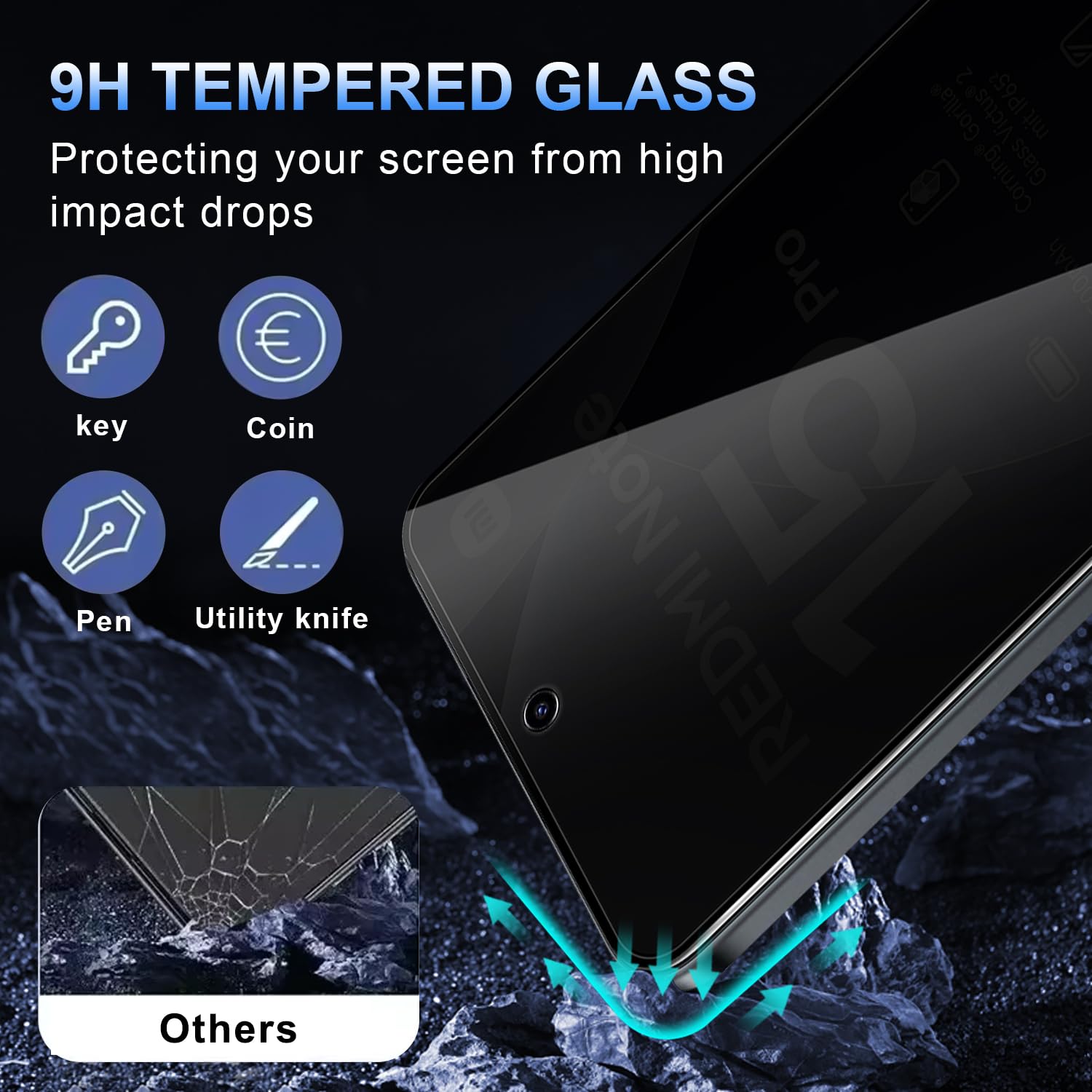 Anti Spy Screen Protector For  - Anti Spy Privacy Glass Case 评论和价格