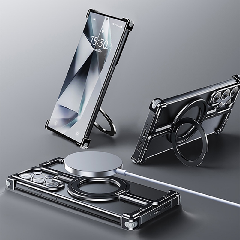 Metal Frameless Magnetic Holde - Metal Bumper Aluminum Frame Case 评论和价格