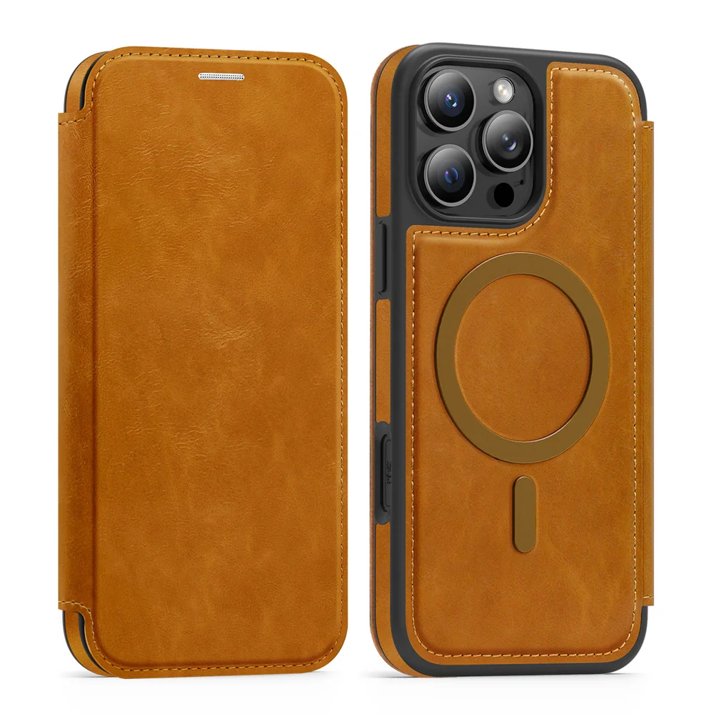 Magnetic Flip Leather Phone Ca - Leather Wallet Card Holder Phone Cover 评论和价格