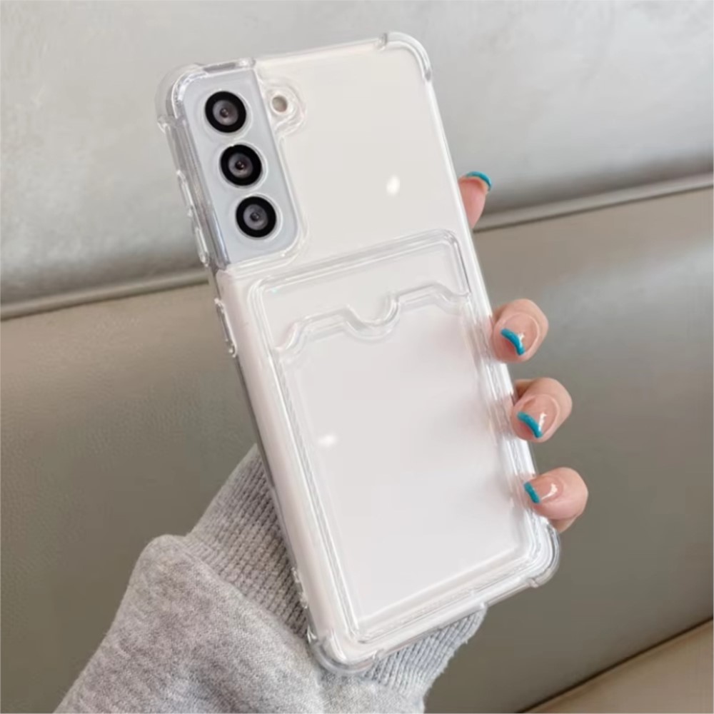 Clear Silicone Card Slot Holde - Clear Shockproof Bumper Case 评论和价格