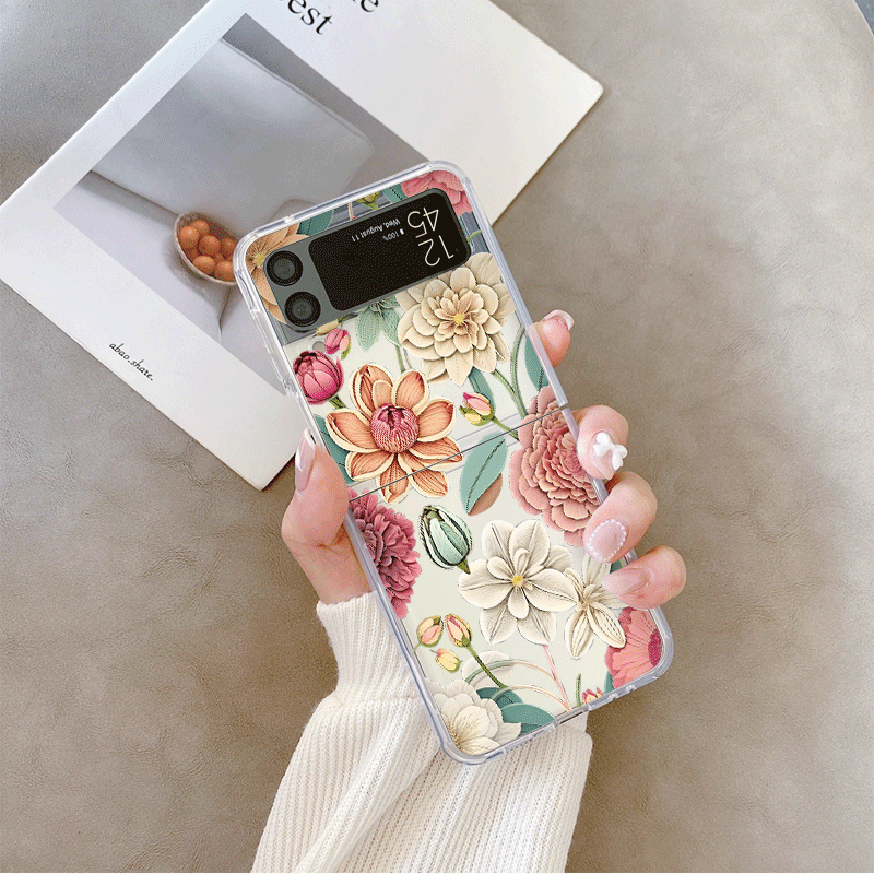 Vintage Flower Print Phone Cas - Vintage Floral Pattern Soft Case 评论和价格