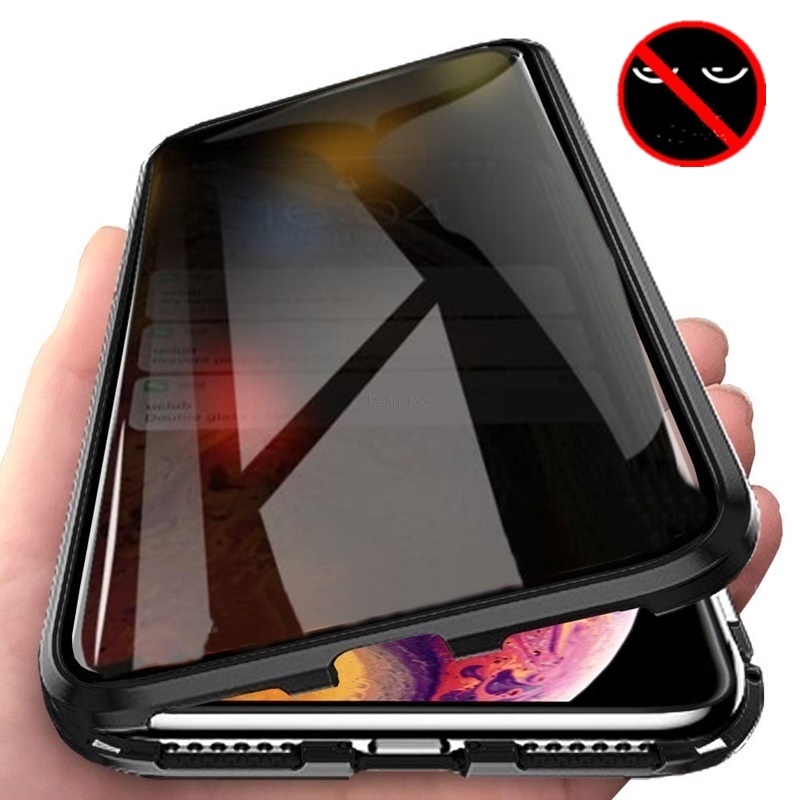 Magnetic Tempered Glass Privac - Anti Spy Privacy Glass Case 评论和价格